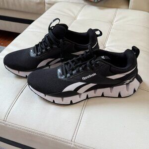 Reebok Zig Dynamica STR Shoes M11.5  W13 Core Black / Ftwr White / Core Black